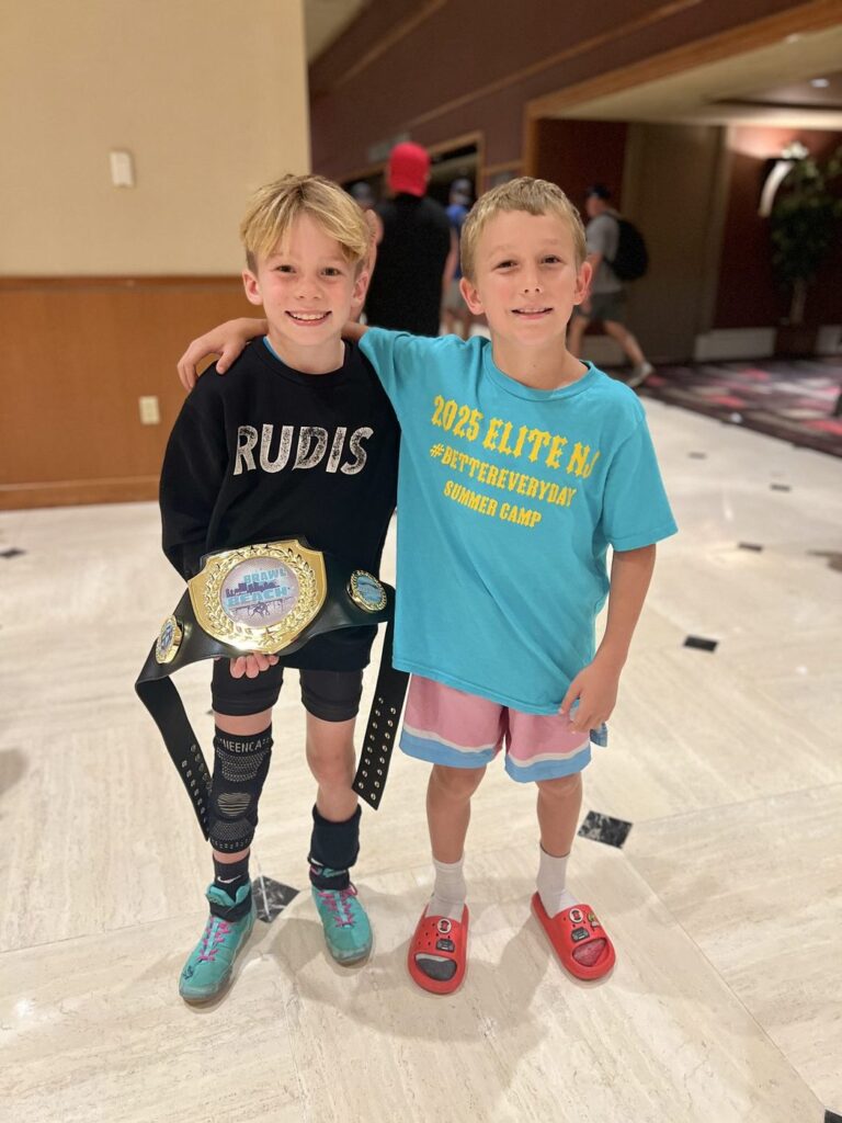 Jordan and Connor at Brawl at the Beach